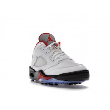 Jordan 5 Retro Low Golf Fire Red (Silver Tongue)