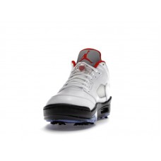 Jordan 5 Retro Low Golf Fire Red (Silver Tongue)