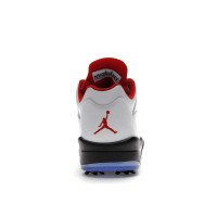 Jordan 5 Retro Low Golf Fire Red (Silver Tongue)