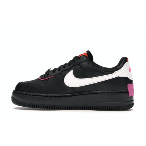 Кроссы Nike Air Force 1 Low Shadow Removable Patches Black Pink (W) - женская сетка размеров