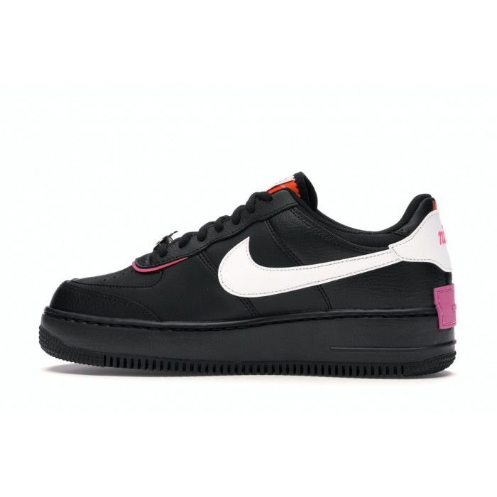 Nike Air Force 1 Low Shadow Removable Patches Black Pink W