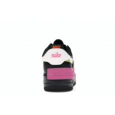 Женские кроссовки Nike Air Force 1 Low Shadow Removable Patches Black Pink (W)