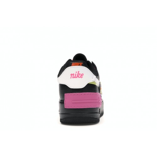 Кроссы Nike Air Force 1 Low Shadow Removable Patches Black Pink (W) - женская сетка размеров