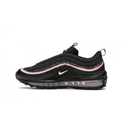 Кроссы Nike Air Max 97 Black Woodgrain (W) - женская сетка размеров