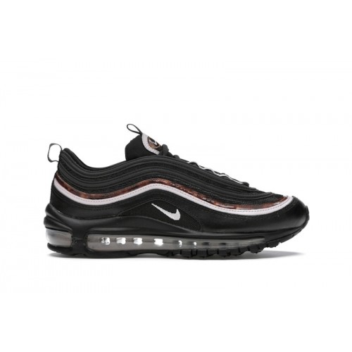 Кроссы Nike Air Max 97 Black Woodgrain (W) - женская сетка размеров