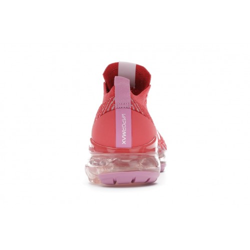 Кроссы Nike Air VaporMax Flyknit 3 Track Red Magic Flamingo (W) - женская сетка размеров