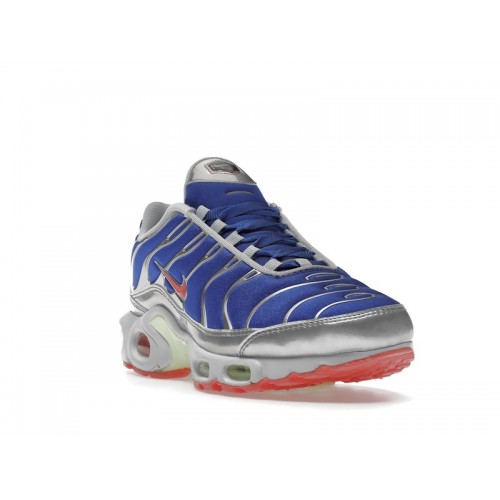 Кроссы Nike Air Max Plus Hyper Royal Sunblush (W) - женская сетка размеров