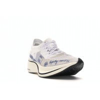 Nike ZoomX Vaporfly Next% Blue Ribbon Sports White