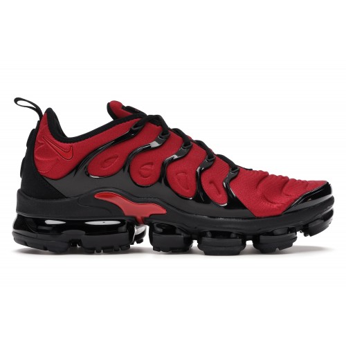 Кроссы Nike Air VaporMax Plus University Red Black - мужская сетка размеров