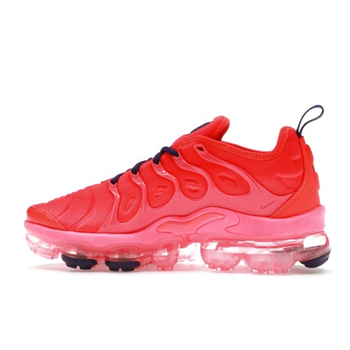 Кроссы Nike Air VaporMax Plus Bright Crimson Pink Blast (W) - женская сетка размеров