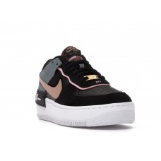 Женские кроссовки Nike Air Force 1 Low Shadow Black Light Arctic Pink Claystone Red (W)