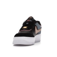 Женские кроссовки Nike Air Force 1 Low Shadow Black Light Arctic Pink Claystone Red (W)