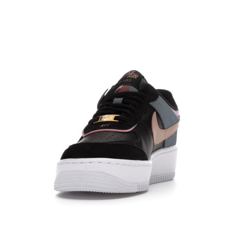 Кроссы Nike Air Force 1 Low Shadow Black Light Arctic Pink Claystone Red (W) - женская сетка размеров