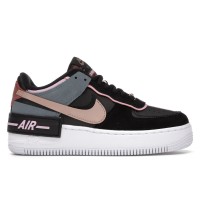 Женские кроссовки Nike Air Force 1 Low Shadow Black Light Arctic Pink Claystone Red (W)