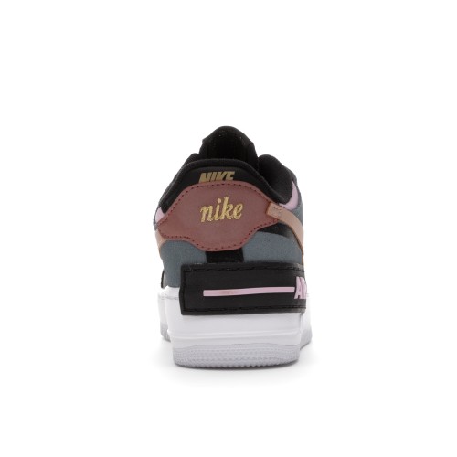 Кроссы Nike Air Force 1 Low Shadow Black Light Arctic Pink Claystone Red (W) - женская сетка размеров