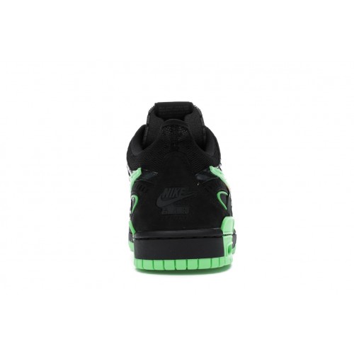 Кроссы Nike Air Rubber Dunk Off-White Green Strike - мужская сетка размеров