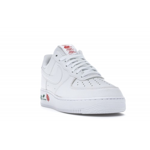 Кроссы Nike Air Force 1 Low Rose White - мужская сетка размеров