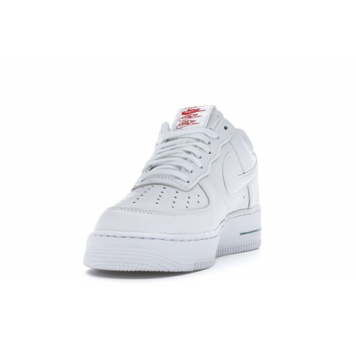 Кроссы Nike Air Force 1 Low Rose White - мужская сетка размеров