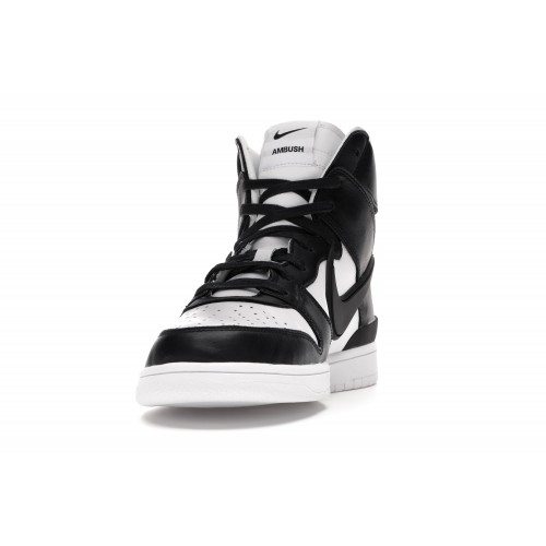 Кроссы Nike Dunk High AMBUSH Black White - мужская сетка размеров