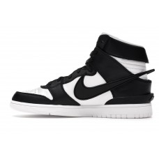 Кроссовки Nike Dunk High AMBUSH Black White