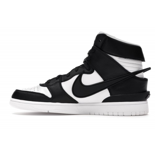 Кроссы Nike Dunk High AMBUSH Black White - мужская сетка размеров
