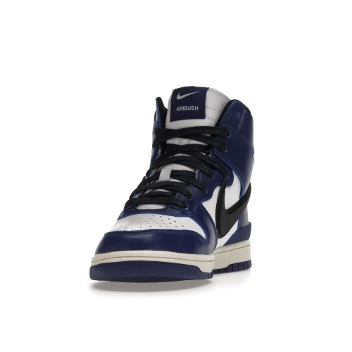 Кроссы Nike Dunk High AMBUSH Deep Royal - мужская сетка размеров