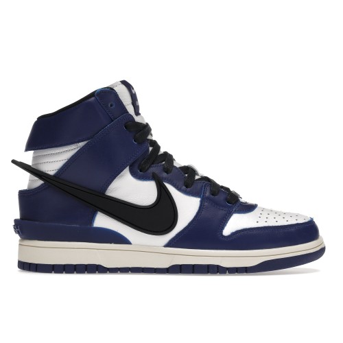 Кроссы Nike Dunk High AMBUSH Deep Royal - мужская сетка размеров