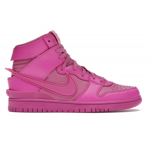 Кроссы Nike Dunk High AMBUSH Active Fuchsia - мужская сетка размеров