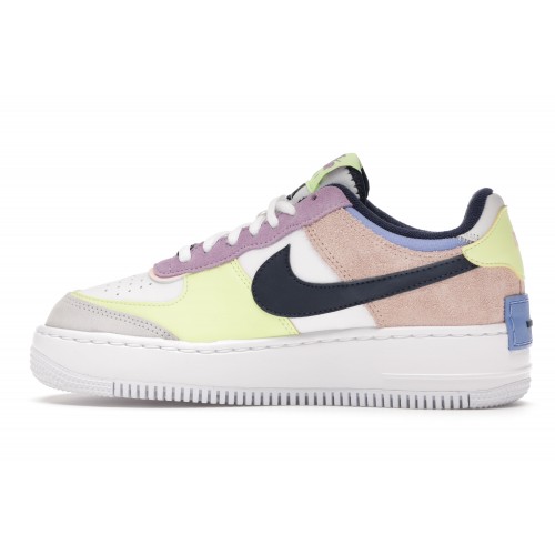 Кроссы Nike Air Force 1 Low Shadow Photon Dust Crimson Tint (W) - женская сетка размеров