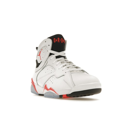 Кроссы Jordan 7 Retro White Infrared - мужская сетка размеров