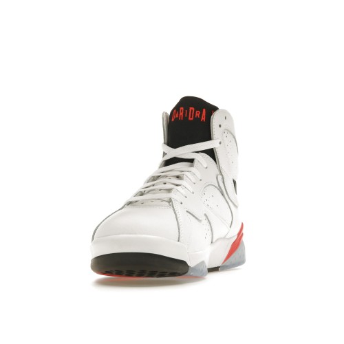 Кроссы Jordan 7 Retro White Infrared - мужская сетка размеров