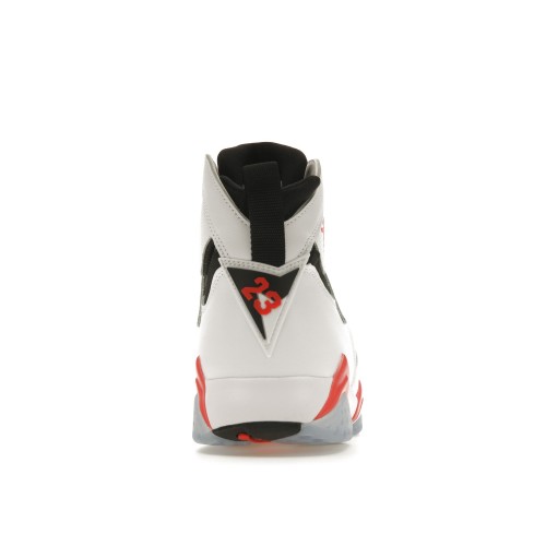 Кроссы Jordan 7 Retro White Infrared - мужская сетка размеров