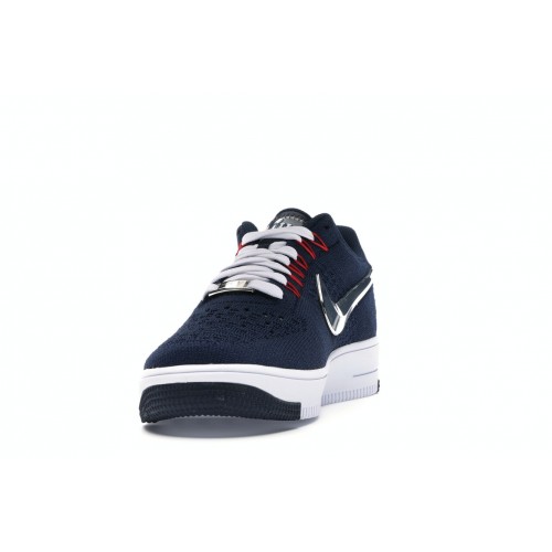 Кроссы Nike Air Force 1 Ultra Flyknit Patriots 6X Champs - мужская сетка размеров