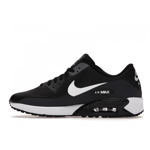 Кроссы Nike Air Max 90 Golf Black - мужская сетка размеров