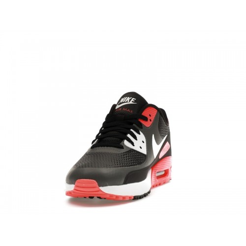 Кроссы Nike Air Max 90 Golf Iron Grey Infra Red 23 - мужская сетка размеров