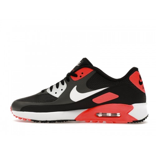 Кроссы Nike Air Max 90 Golf Iron Grey Infra Red 23 - мужская сетка размеров