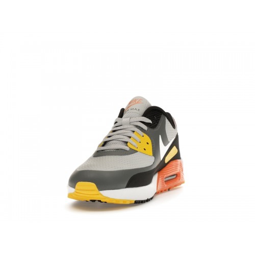 Кроссы Nike Air Max 90 Golf Smoke Grey Black Orange - мужская сетка размеров