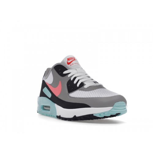 Кроссы Nike Air Max 90 Golf Aurora Hot Punch - мужская сетка размеров