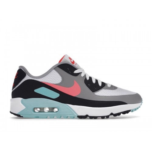 Кроссы Nike Air Max 90 Golf Aurora Hot Punch - мужская сетка размеров