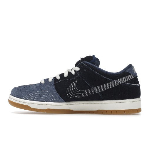 Кроссы Nike SB Dunk Low Denim Sashiko - мужская сетка размеров