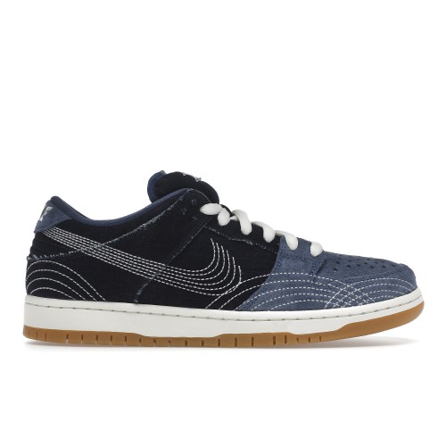 Кроссы Nike SB Dunk Low Denim Sashiko - мужская сетка размеров