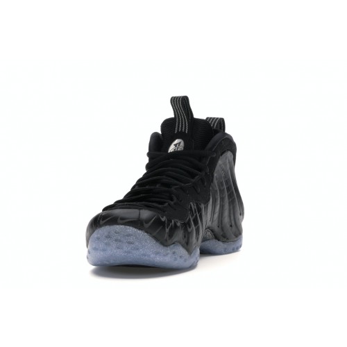 Кроссы Nike Air Foamposite One All-Over Swoosh Black - мужская сетка размеров