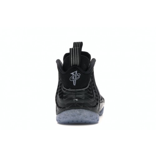 Кроссы Nike Air Foamposite One All-Over Swoosh Black - мужская сетка размеров
