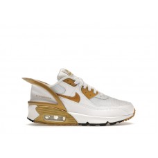 Подростковые Nike Air Max 90 Flyease White Gold (GS)