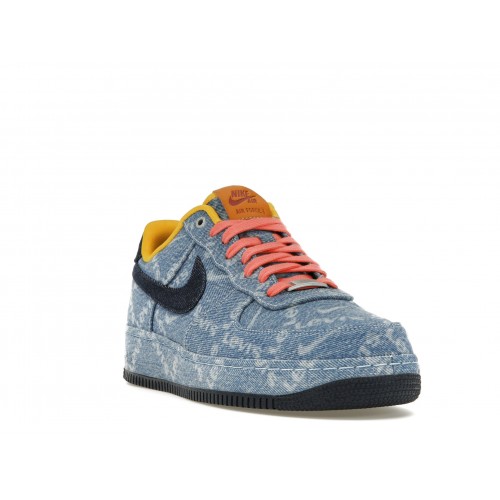 Кроссы Nike Air Force 1 Low Levis Exclusive Denim - мужская сетка размеров