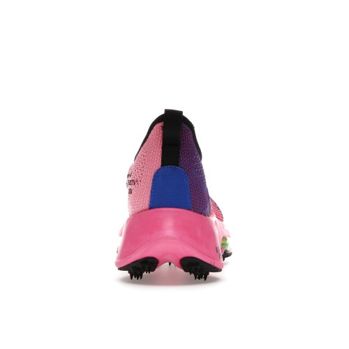 Кроссы Nike Air Zoom Tempo Next% Flyknit Off-White Racer Blue Pink Glow - мужская сетка размеров
