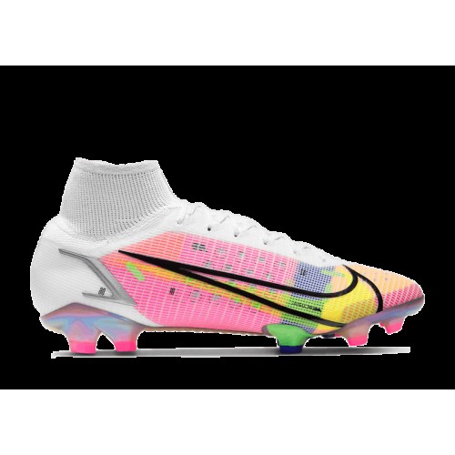 Nike Mercurial Superfly 8 FG White Multicolor - мужская сетка размеров