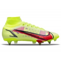 Nike Mercurial Superfly 8 Elite SG-Pro AC Volt Black Bright Crimson