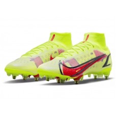 Nike Mercurial Superfly 8 Elite SG-Pro AC Volt Black Bright Crimson