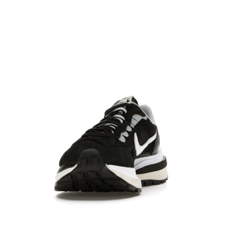 Кроссы Nike Vaporwaffle sacai Black White - мужская сетка размеров